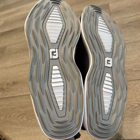 FootJoy ProLite Golf Shoes Black/Grey Mens 9.5 Athletic Casual New - Picture 6 of 7